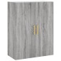 Highboard Grau Sonoma 69,5x34x180 cm Holzwerkstoff Highboard Grau Sonoma 69,5x34x180 cm Holzwerkstoff