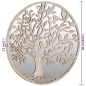 vidaXL Gartenspiegel Sand 60x2,5 cm Eisen Rund vidaXL Gartenspiegel Sand 60x2,5 cm Eisen Rund