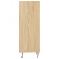 vidaXL Sideboard Sonoma-Eiche 34,5x32,5x90 cm Holzwerkstoff vidaXL Sideboard Sonoma-Eiche 34,5x32,5x90 cm Holzwerkstoff