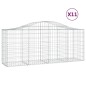 vidaXL Gabionen mit Hochbogen 11 Stk. 200x50x80/100cm Verzinktes Eisen vidaXL Gabionen mit Hochbogen 11 Stk. 200x50x80/100cm Verzinktes Eisen