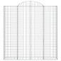 vidaXL Gabionen mit Hochbogen 6 Stk. 200x30x200/220cm Verzinktes Eisen vidaXL Gabionen mit Hochbogen 6 Stk. 200x30x200/220cm Verzinktes Eisen