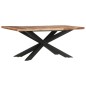 vidaXL Esstisch 180 x 90 x 76 cm Massivholz vidaXL Esstisch 180 x 90 x 76 cm Massivholz