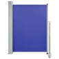 vidaXL Ausziehbare Seitenmarkise 100x300 cm Blau vidaXL Ausziehbare Seitenmarkise 100x300 cm Blau