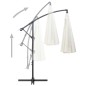 vidaXL Ampelschirm Weiß 3 m Aluminium-Mast vidaXL Ampelschirm Weiß 3 m Aluminium-Mast
