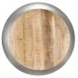 vidaXL Couchtisch Grau 68x68x30 cm Massivholz Mango vidaXL Couchtisch Grau 68x68x30 cm Massivholz Mango