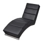 vidaXL Chaiselongue Schwarz Kunstleder vidaXL Chaiselongue Schwarz Kunstleder