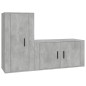 vidaXL 2-tlg. TV-Schrank-Set Betongrau Holzwerkstoff vidaXL 2-tlg. TV-Schrank-Set Betongrau Holzwerkstoff