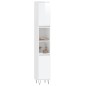 vidaXL Badschrank Hochglanz-Weiß 30x30x190 cm Holzwerkstoff vidaXL Badschrank Hochglanz-Weiß 30x30x190 cm Holzwerkstoff
