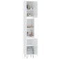 vidaXL Badschrank Hochglanz-Weiß 30x30x190 cm Holzwerkstoff vidaXL Badschrank Hochglanz-Weiß 30x30x190 cm Holzwerkstoff