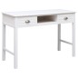 vidaXL Schreibtisch Weiß 110×45×76 cm Holz vidaXL Schreibtisch Weiß 110×45×76 cm Holz