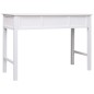 vidaXL Schreibtisch Weiß 110×45×76 cm Holz vidaXL Schreibtisch Weiß 110×45×76 cm Holz