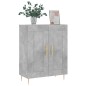 vidaXL Sideboard Betongrau 69,5x34x90 cm Holzwerkstoff vidaXL Sideboard Betongrau 69,5x34x90 cm Holzwerkstoff