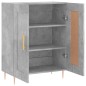vidaXL Sideboard Betongrau 69,5x34x90 cm Holzwerkstoff vidaXL Sideboard Betongrau 69,5x34x90 cm Holzwerkstoff