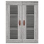 vidaXL Highboard Grau Sonoma 69,5x34x180 cm Holzwerkstoff vidaXL Highboard Grau Sonoma 69,5x34x180 cm Holzwerkstoff