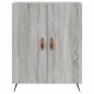 vidaXL Highboard Grau Sonoma 69,5x34x180 cm Holzwerkstoff vidaXL Highboard Grau Sonoma 69,5x34x180 cm Holzwerkstoff