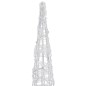 vidaXL LED-Kegel Acryl Weihnachtsdeko Pyramide Blau 120 cm vidaXL LED-Kegel Acryl Weihnachtsdeko Pyramide Blau 120 cm