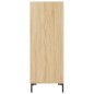 vidaXL Sideboard Sonoma-Eiche 34,5x32,5x90 cm Holzwerkstoff vidaXL Sideboard Sonoma-Eiche 34,5x32,5x90 cm Holzwerkstoff