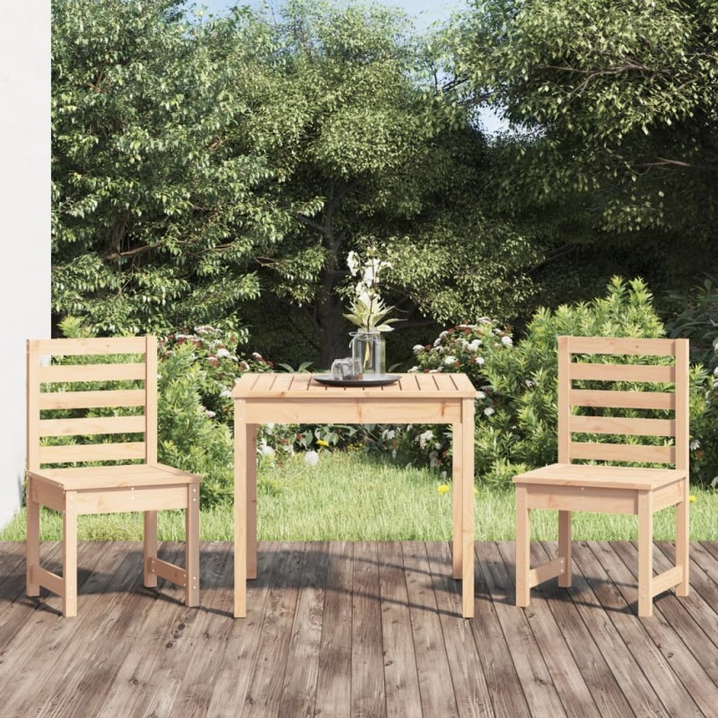 vidaXL 3-tlg. Garten-Bistro-Set Massivholz Kiefer vidaXL 3-tlg. Garten-Bistro-Set Massivholz Kiefer