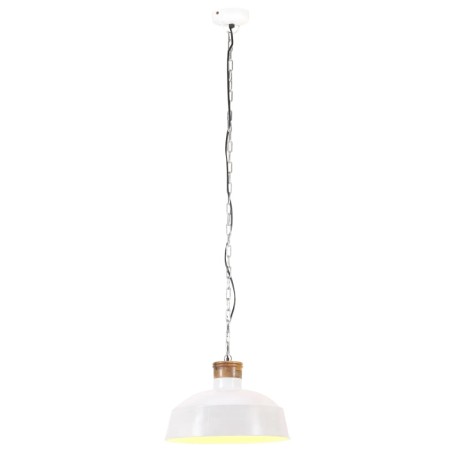 vidaXL Hängelampe Industriestil 42 cm Weiß E27
