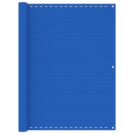 vidaXL Balkon-Sichtschutz Blau 120x500 cm HDPE