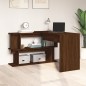 vidaXL Eckschreibtisch Braun Eichen-Optik 200x50x76 cm Holzwerkstoff vidaXL Eckschreibtisch Braun Eichen-Optik 200x50x76 cm Holzwerkstoff