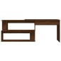 vidaXL Eckschreibtisch Braun Eichen-Optik 200x50x76 cm Holzwerkstoff vidaXL Eckschreibtisch Braun Eichen-Optik 200x50x76 cm Holzwerkstoff