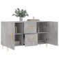 vidaXL Sideboard Betongrau 100x36x60 cm Holzwerkstoff vidaXL Sideboard Betongrau 100x36x60 cm Holzwerkstoff