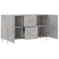 vidaXL Sideboard Betongrau 100x36x60 cm Holzwerkstoff vidaXL Sideboard Betongrau 100x36x60 cm Holzwerkstoff