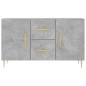 vidaXL Sideboard Betongrau 100x36x60 cm Holzwerkstoff vidaXL Sideboard Betongrau 100x36x60 cm Holzwerkstoff
