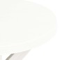 vidaXL Bistrotisch Weiß Ø70 cm Kunststoff vidaXL Bistrotisch Weiß Ø70 cm Kunststoff