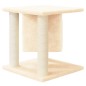 vidaXL Kratzbaum mit Sisal-Kratzsäulen Creme 37 cm vidaXL Kratzbaum mit Sisal-Kratzsäulen Creme 37 cm