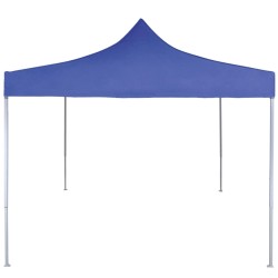 vidaXL Profi-Partyzelt Faltbar 2×2 m Stahl Blau