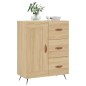 vidaXL Sideboard Sonoma-Eiche 69,5x34x90 cm Holzwerkstoff vidaXL Sideboard Sonoma-Eiche 69,5x34x90 cm Holzwerkstoff