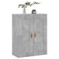 vidaXL Wandschrank Betongrau 69,5x34x90 cm Holzwerkstoff vidaXL Wandschrank Betongrau 69,5x34x90 cm Holzwerkstoff