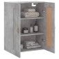 vidaXL Wandschrank Betongrau 69,5x34x90 cm Holzwerkstoff vidaXL Wandschrank Betongrau 69,5x34x90 cm Holzwerkstoff