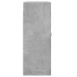 vidaXL Wandschrank Betongrau 69,5x34x90 cm Holzwerkstoff vidaXL Wandschrank Betongrau 69,5x34x90 cm Holzwerkstoff