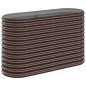 vidaXL Hochbeet Pulverbeschichteter Stahl 114x40x68 cm Braun vidaXL Hochbeet Pulverbeschichteter Stahl 114x40x68 cm Braun