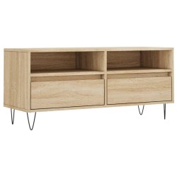vidaXL TV-Schrank Sonoma-Eiche 100x34,5x44,5 cm Holzwerkstoff