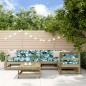 vidaXL 6-tlg. Garten-Lounge-Set mit Kissen Imprägniertes Kiefernholz vidaXL 6-tlg. Garten-Lounge-Set mit Kissen Imprägniertes Kiefernholz