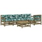 vidaXL 6-tlg. Garten-Lounge-Set mit Kissen Imprägniertes Kiefernholz vidaXL 6-tlg. Garten-Lounge-Set mit Kissen Imprägniertes Kiefernholz