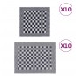 vidaXL 20-tlg. Handtuch-Set Blau und Weiß Baumwolle vidaXL 20-tlg. Handtuch-Set Blau und Weiß Baumwolle