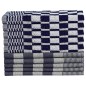 vidaXL 20-tlg. Handtuch-Set Blau und Weiß Baumwolle vidaXL 20-tlg. Handtuch-Set Blau und Weiß Baumwolle