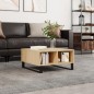 vidaXL Couchtisch Sonoma-Eiche 60x60x30 cm Holzwerkstoff vidaXL Couchtisch Sonoma-Eiche 60x60x30 cm Holzwerkstoff