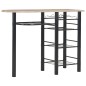 vidaXL 3-tlg. Bar-Set mit Regalen Holz und Stahl vidaXL 3-tlg. Bar-Set mit Regalen Holz und Stahl