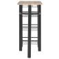 vidaXL 3-tlg. Bar-Set mit Regalen Holz und Stahl vidaXL 3-tlg. Bar-Set mit Regalen Holz und Stahl