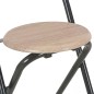 vidaXL 3-tlg. Bar-Set mit Regalen Holz und Stahl vidaXL 3-tlg. Bar-Set mit Regalen Holz und Stahl
