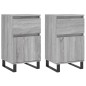 vidaXL Sideboards 2 Stk. Grau Sonoma 40x35x70 cm Holzwerkstoff vidaXL Sideboards 2 Stk. Grau Sonoma 40x35x70 cm Holzwerkstoff