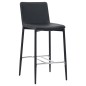 Barhocker 4 Stk. Schwarz Kunstleder Barhocker 4 Stk. Schwarz Kunstleder
