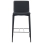 Barhocker 4 Stk. Schwarz Kunstleder Barhocker 4 Stk. Schwarz Kunstleder
