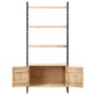 vidaXL Bücherregal 4 Ebenen 80x30x180 cm Mango Massivholz vidaXL Bücherregal 4 Ebenen 80x30x180 cm Mango Massivholz